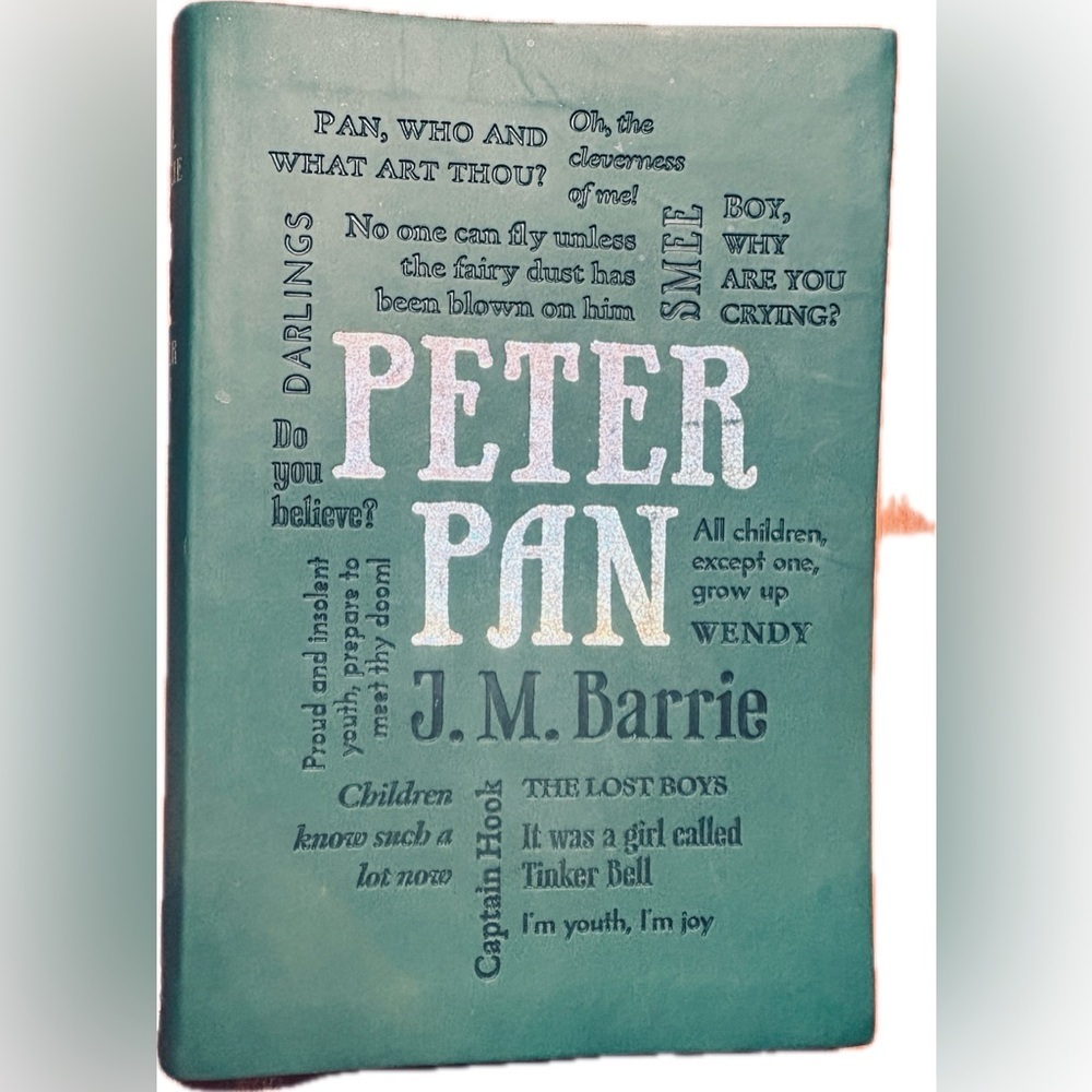 Peter Pan by J. M. Barrie Soft Leather Feel Book